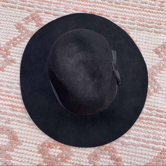 Black Brixton 100% Wool Hat M 7.25 (58 cm) - Picture 2 of 10